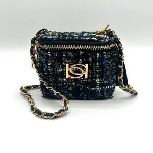 BEBE Kamala Mini Tweed Crossbody Bag NWT